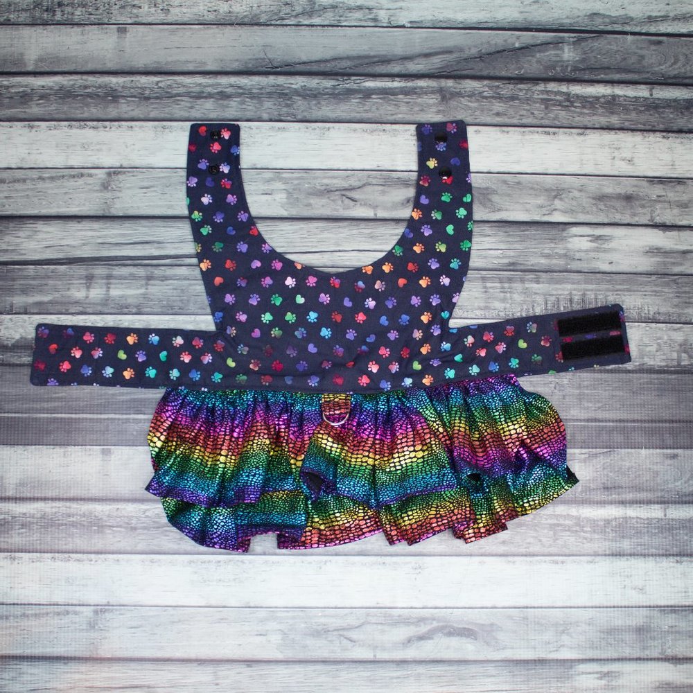 Thread 9 | True Colors Pride Dress | Small Medium Large Dogs | Gift - Picture 5 of 7